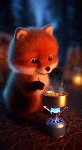 Cute Animal Camping Adventure in the Forest