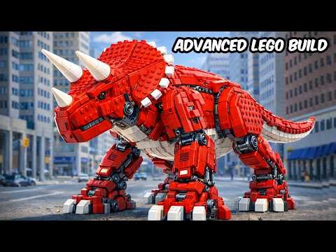 Carro Dinossauro Recriado em LEGO ROBO Bricks Portuguese
