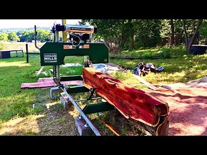 Logs To Lumber | Milling Beautiful Red Cedar On The Woodland Mills Sawmill