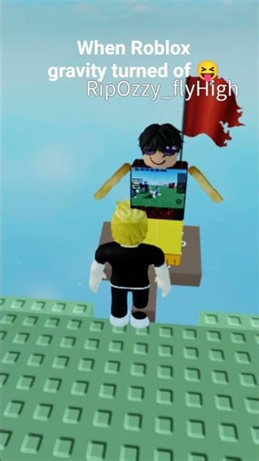 when Roblox gravity turned of 😝