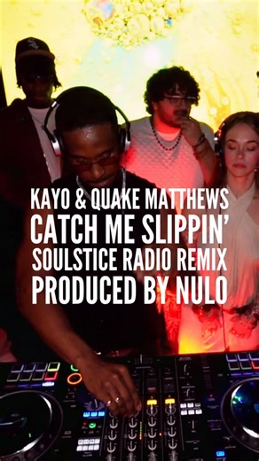KING KAYO on Instagram: "Track ID: Catch Me Slippin’ (Soulstice Radio Remix) by @quakematthews & @kayomusic_ , produced by @nulo4u One of the beautiful things about this DJ journey is integrating my own music into the experience. DJ’ing has informed how I make music, the same way making music informed my transition into the DJ space. I can’t wait to share more vibes like this with you! You can hear some more of these exclusives at every Club 6 Soulstice Edition event CLUB PACK II in 2026 🚀"