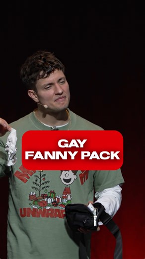 Matt Rife | Never go through a man’s fanny pack 😂😂🤧🏳️‍🌈 #comedy #funny #mattrife #standup #gay | Instagram