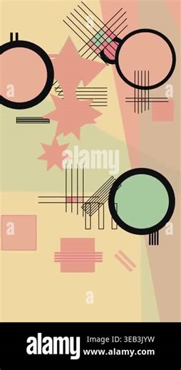 Structured Abstract Geometry Motion Animation For Digital Background Stock Video Footage - Alamy