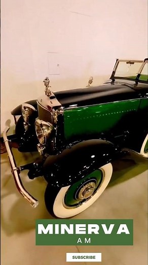 The Elegant Evolution: Unveiling the 1928 MINERVA AM Convertible Town Cabriolet