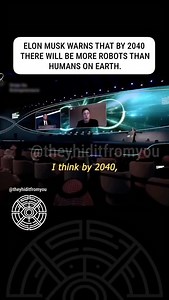 It’s not innovation—it’s prophecy. Elon Musk speaks of a future where by 2040 robots will outnumber humans. What sounds like progress is, in truth, the blueprint of a New Order. 🕯 Not technology. Domination. - Machines are not built to liberate, but to replace. - The elite designs a world where human labor, thought, and freedom are obsolete. - What is sold as advancement is a silent surrender of humanity. 👁 Not coincidence. Agenda. - The rise of robots is not accidental—it’s orchestrated. - By