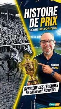 🔴🏇 History of the Prix 🏇🔴 Episode 1: André Adèle with @GenybetTurf