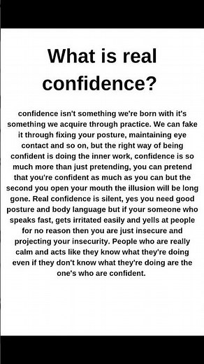 What Is Real Confidence? | Build True Self-Confidence from Within