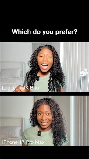 iPhone 17 Pro Max vs Logitech 4K Brio: Which Camera Wins? #cameratest