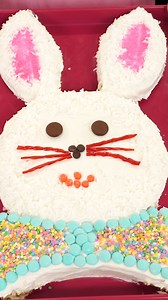 Hop on over to your pantry and pull out all your cake decorating supplies for this super Easy Bunny Cake! 🐰🍰 Egg prices can seem a little intimidating this year, so instead of coloring eggs, let your family decorate Peter Cottontail! Made from your favorite box cake mix, you're going to want to save this one. 🤭 GET THE RECIPE: http://bit.ly/410OUxz #food #foodie #easter #easterbunny #bunny #petercottontail #cake #bunnycake #easycake #bakemix #cakes #decoration #easterfood #easterdesserts | Al