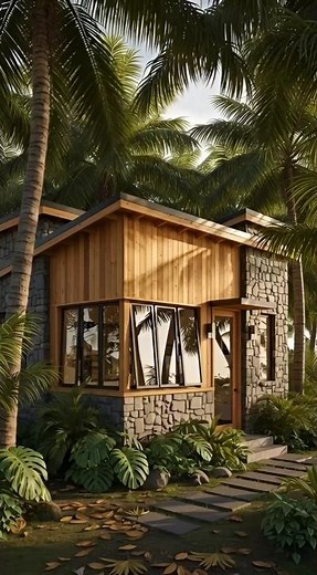 Tropical Micro Home Tour | Small House Living Surrounded by Nature