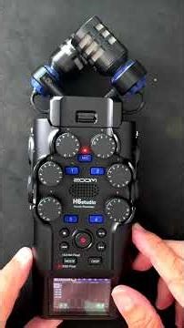 H6 Studio Make a Recording and Listening to It