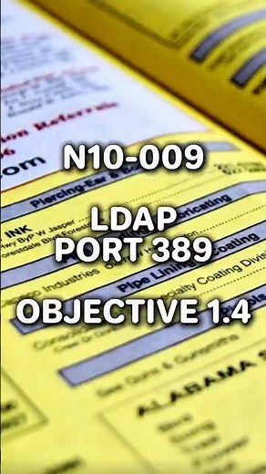 N10-009 Objective 1.4: What is LDAP (Port 389)? 📖🌐 #comptia #networkplus #n10009 #port389 #ldap