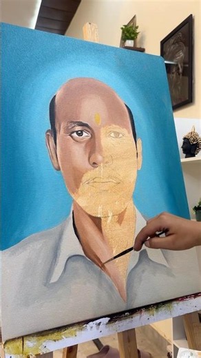 How my painting came to life🤭 #art #painting #explorepage #paintingtutorial #life #sfumato