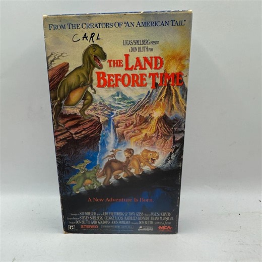 The Land Before Time VHS MCA Universal 1989 Rated G NTSC - Etsy UK