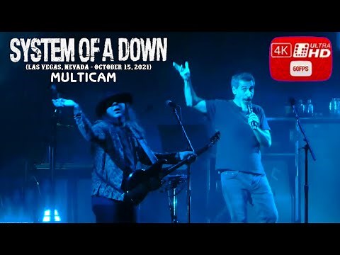 SYSTEM OF A DOWN LAS VEGAS 2021 FULL MULTICAM BEST QUALITY (4k Ultra HD Video Quality)