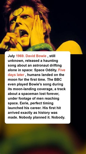 David Bowie — The Song About a Lost Astronaut He Released Days Before the Moon Landing