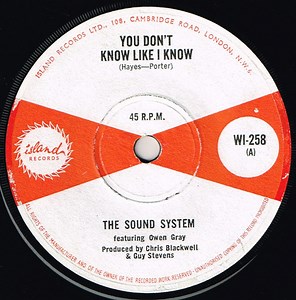 The Sound System Featuring Owen Gray - You Don't Know Like I Know