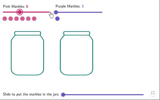 🔮🫙 GEOGEBRA RESOURCE! 🫙🪩 Try this FREE GeoGebra Exploration resource to play with the commutative property of addition. Arrange marbles into jars to visualize and model an addition equation. Check it out! https://geogebra.org/m/z2czftqy #iteachmath #math #mathematics | GeoGebra