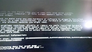 Windows7错误弹窗有黑屏死机