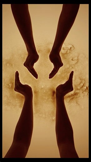 Spirit in Sand -虎- #tenoe #fingerdance #sandart