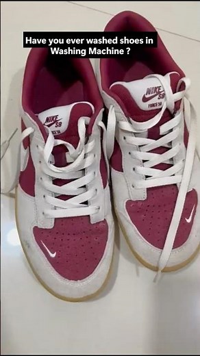 How to Wash Shoes in a Washing Machine | Step-by-Step Guide | Result was incredible 😍 #shorts