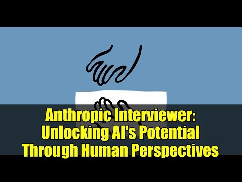 Anthropic Interviewer: Unlocking AI's Potential Through Human Perspectives