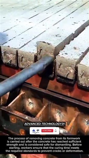 Concrete Formwork Removal Process !! #innovation #tool #tools