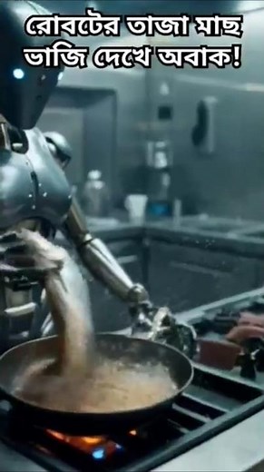 Robot Tries to Fry Live Fish… EPIC FAIL! | Funny Robot Cooking Disaster #robotime