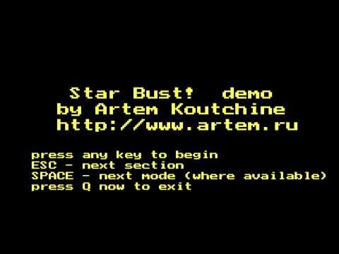 Startbust Borland C++ Demo (+ Liquid dNb)