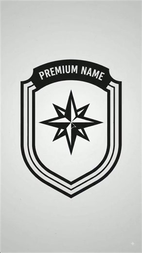 Create an Emblem Logo in Adobe Illustrator 🔥 | Pen Tool Badge & Crest Design #Shorts #logocore