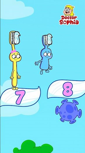 Fun Counting Numbers 1-10 in English and Spanish | Kids Learn To Count | Kids Songs #shorts