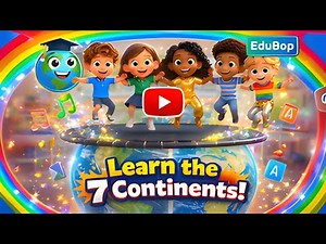 The Continents Song | Learn Continents & Hemispheres | Geography Song for Kids | EduBop