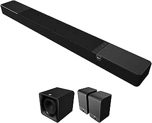Klipsch FLEXUS-200-SOUNDBAR 3.1.2 Sound System Soundbar with a Klipsch FLEXUS-10-SUB 10" Driver Quick Wireless Connect Subwoofer and Klipsch Flexus-Surround 3" Full Range Driver Speakers (2024)