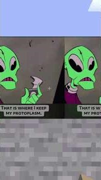 An alien tries to comprehend humanity’s greatest strength (dannyorwhatever) #minecraft #animation