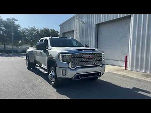 2021 GMC Sierra 3500 HD Denali Crew Cab Dually Truck Silver