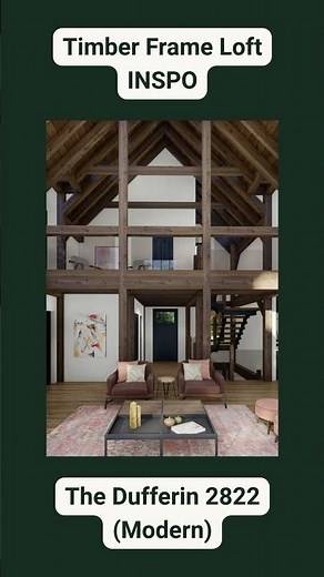 Timber Frame Loft Inspiration | Normerica Design Ideas