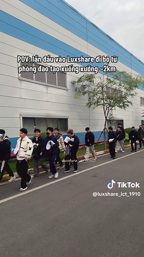 Ngày đầu đi làm tại Luxshare: Hành trình 2km