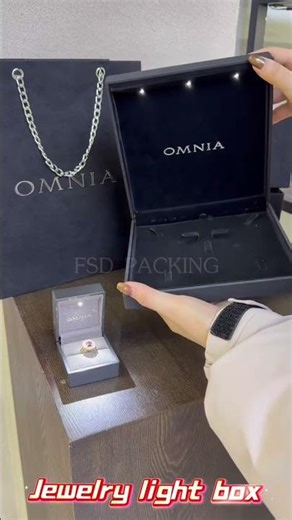 FSD jewerly packaging box with paper bag #jewelrybox #paperbag