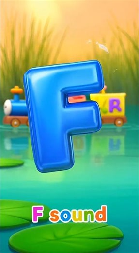 Learn Letter F | F for Fish & F for Flower | 3D Interactive Phonics
