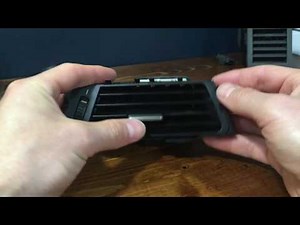 How to Remove an original equipment A/C Vent Clip or Vent Tab before Replacement