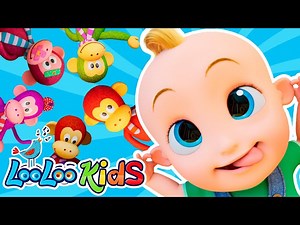 Five Little Monkeys and more LooLoo KIDS Nursery Rhymes and Children`s Songs - Videos For Kids