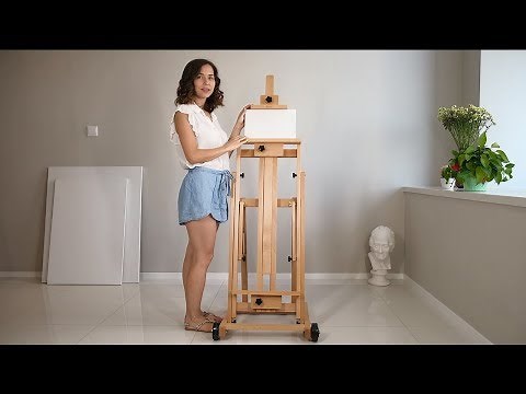 MEEDEN Versatile Studio H-Frame Easel-Holds Canvas Art up to 77"!