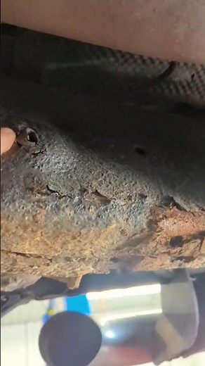 Another Ziebart failure. Undercoating only holds the moisture in. Use crown or oil #Ziebart #bs