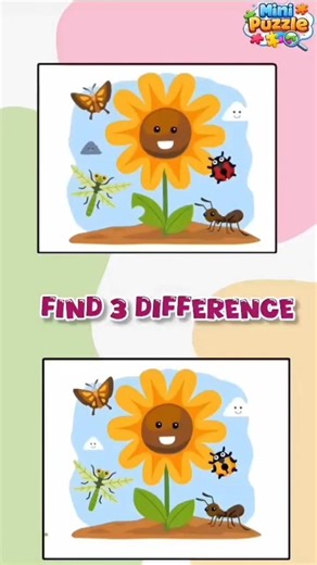 Find 3 difference #findthedifference #puzzle #spotthedifference