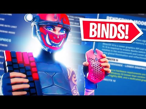 BEST Keyboard and Mouse Settings for Fortnite Season 3! - Best Binds & Sens To IMPROVE!