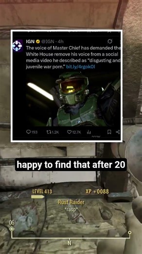 Master Chief Voice Actor Calls Out U.S Government #halo #masterchief #viral #shorts