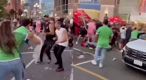 Crazy All-Out Brawl Erupts Involving Hundreds Of MLS Soccer Fans Using Weapons & KO'ing Each Other After Thrilling Leagues Cup Final [VIDEO]