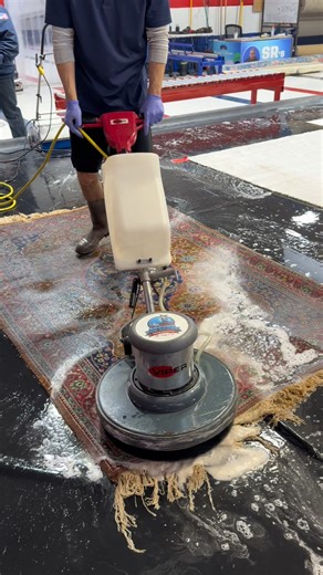 Around The Clock - Rug Washing & Specialty Cleaning Services on Instagram: "PJ talks you through a full wool rug revival 👀 From deep professional rug washing to careful handling of natural fibers, this process shows how wool rugs are restored in Farmingdale, NY for homes across Long Island. Watch how proper washing, rinsing, and drying brings softness, color, and life back to a wool rug — the right way, no shortcuts."