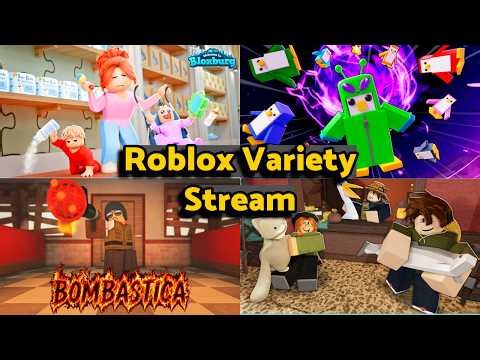 🏠🥮🐧🦈Roblox Variety Stream - Bloxburg, Bake or Die, Knockout & Fisch VERTICAL