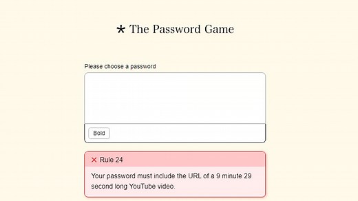 How to beat Rule 24 of The Password Game – Narrowing down YouTube results